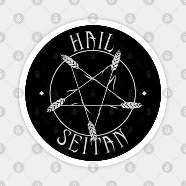 Hail Seitan Magnet by GlewPrint